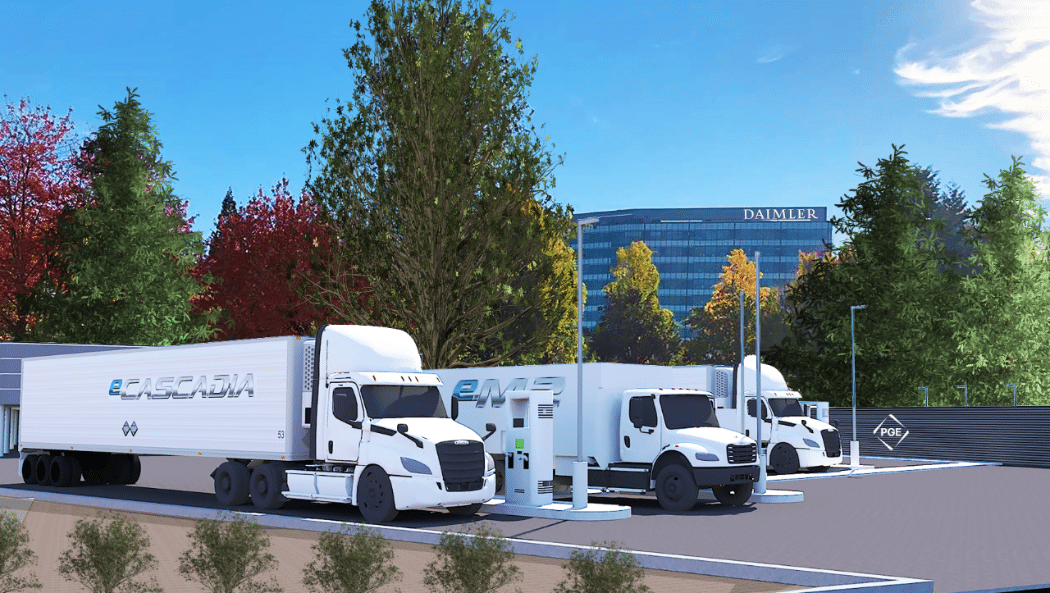 Daimler Trucks North America, Portland General Electric Announce Public Heavy-Duty Electric Truck Charging Site