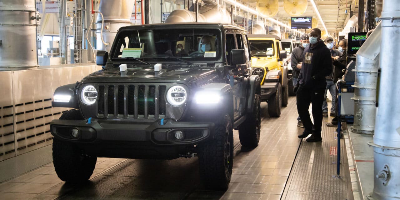 2021 Jeep® Wrangler 4xe to be Built at Toledo Assembly Plant