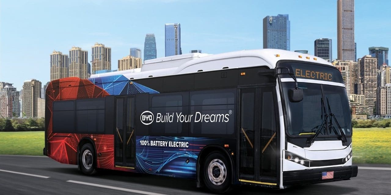 BYD Electric Bus Aces FTA Bus Reliability Test