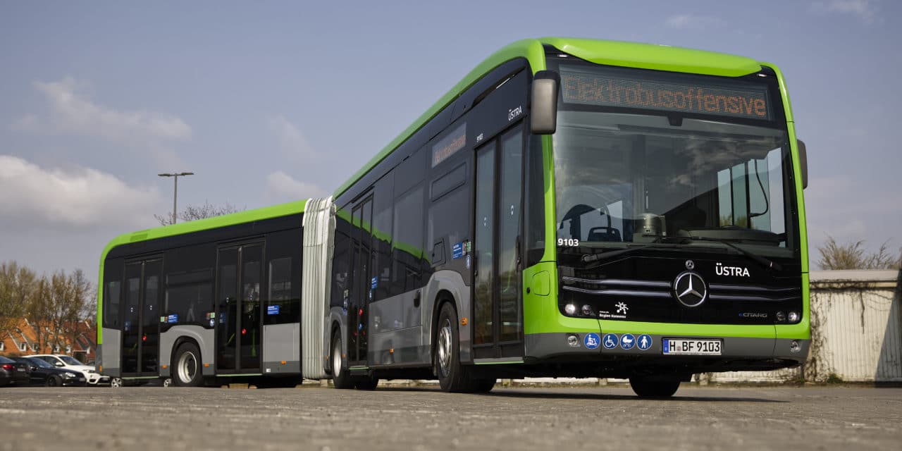 Premiere of eCitaro G Bus With New Lithium-Ion Batteries