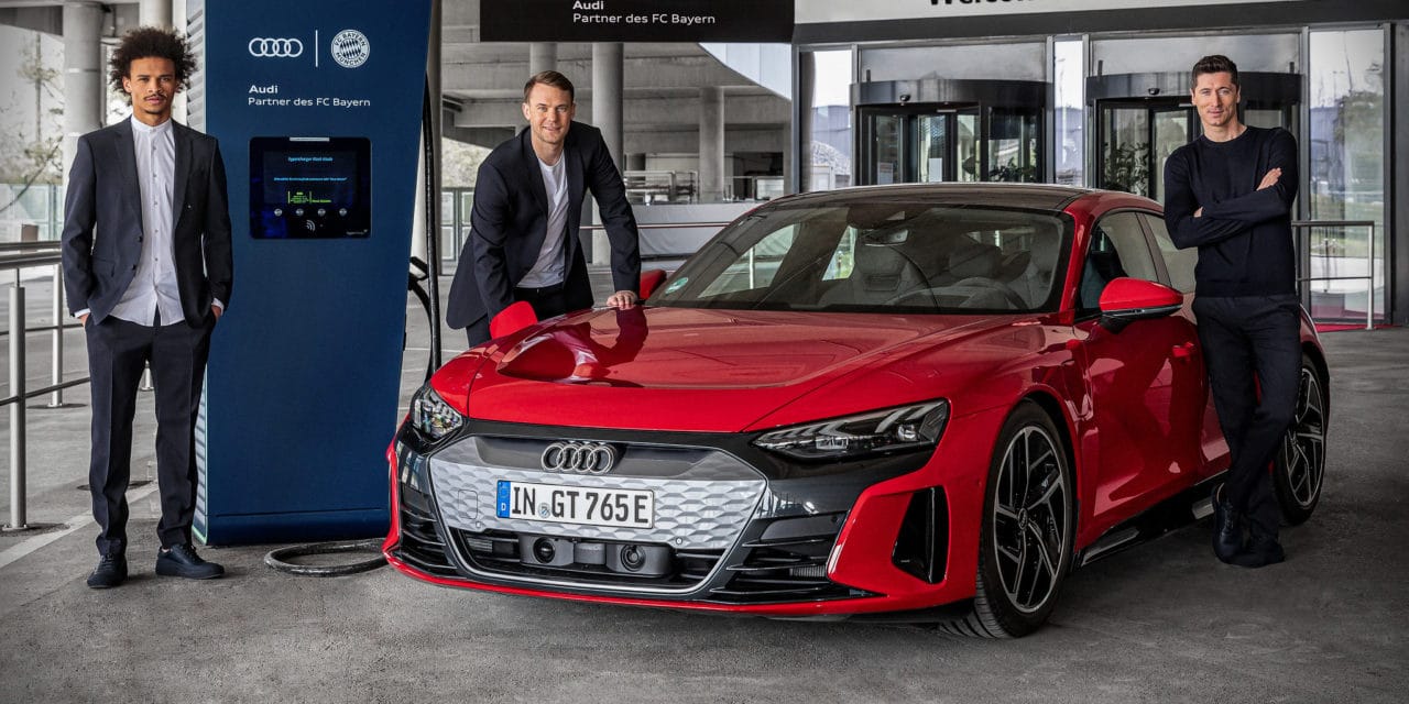 Charging Stations and E-Cars: Audi Electrifies FC Bayern