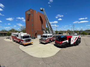 America's First Electric Fire Truck Visits Firefighters in South Bend, Indiana