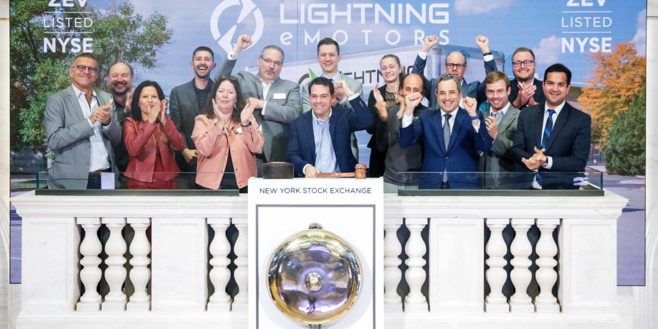 Lightning eMotors Rings Opening Bell at NYSE