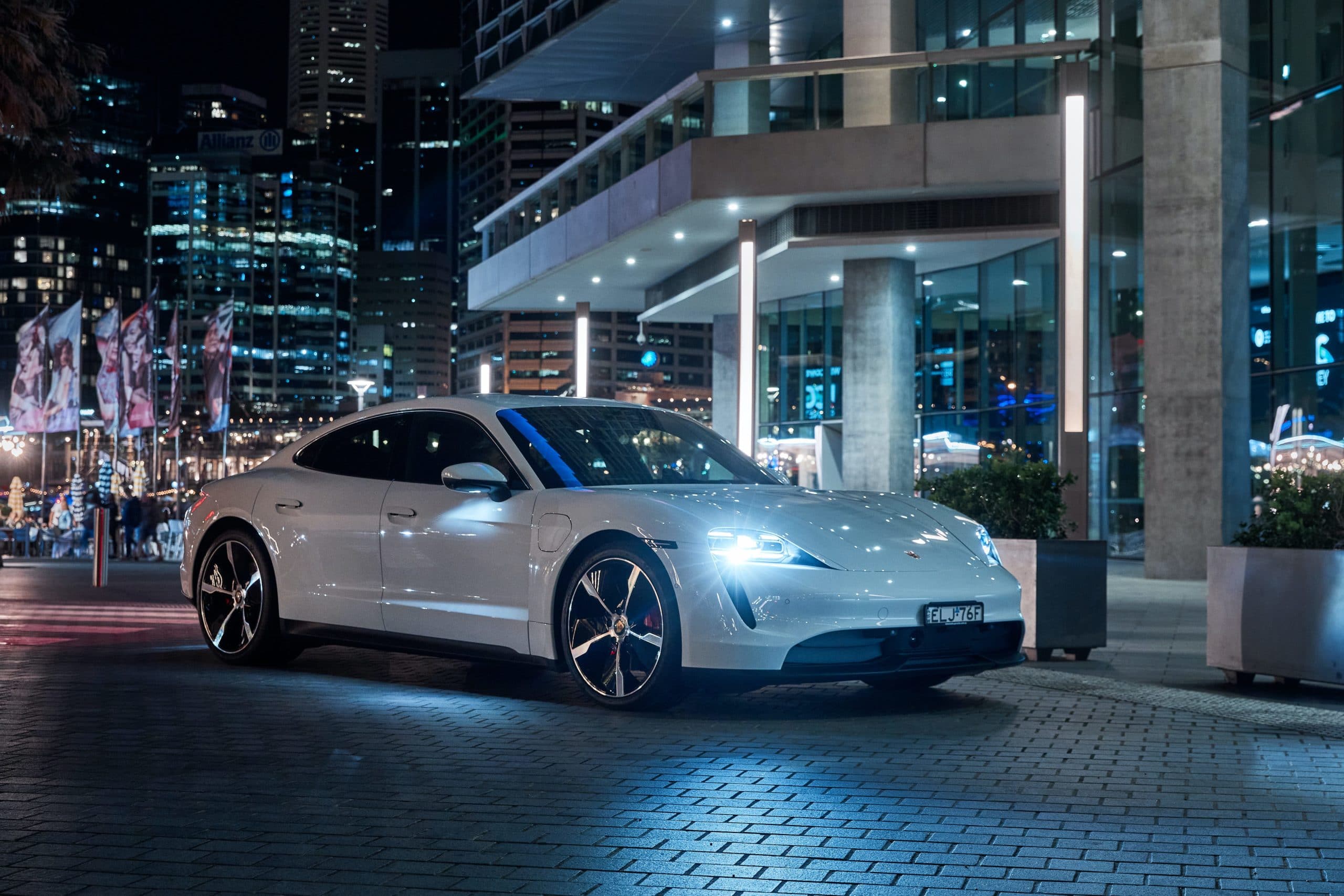 The new Porsche Taycan electrified the soul of Sydney