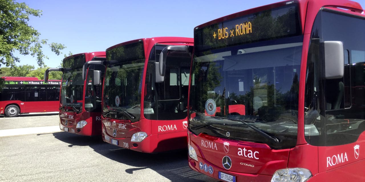 Mercedes-Benz delivers Citaro hybrid buses to the transport company Atac
