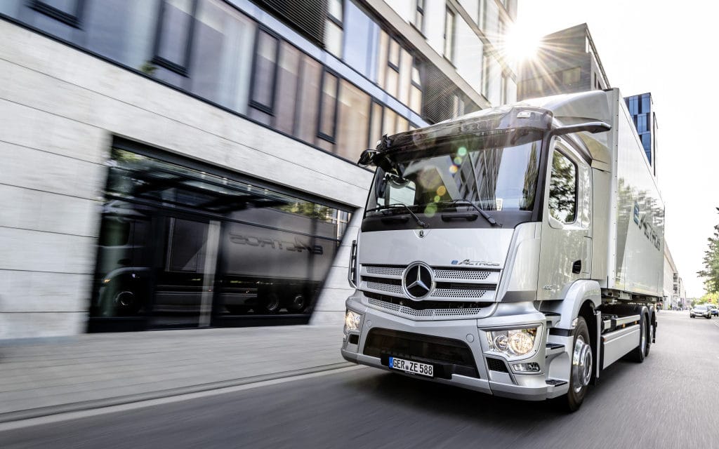 Mercedes-Benz eActros celebrates its world premiere
