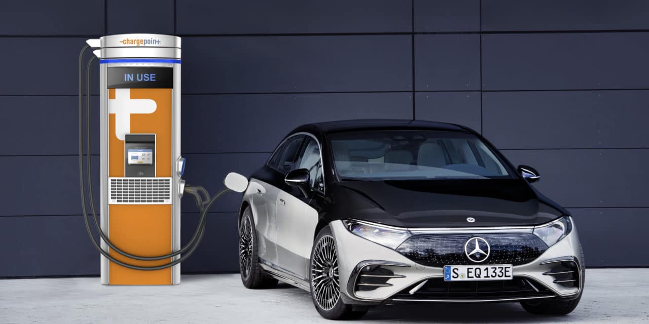 ChargePoint Partners with Mercedes to Power Industry-leading EV Charging Experience