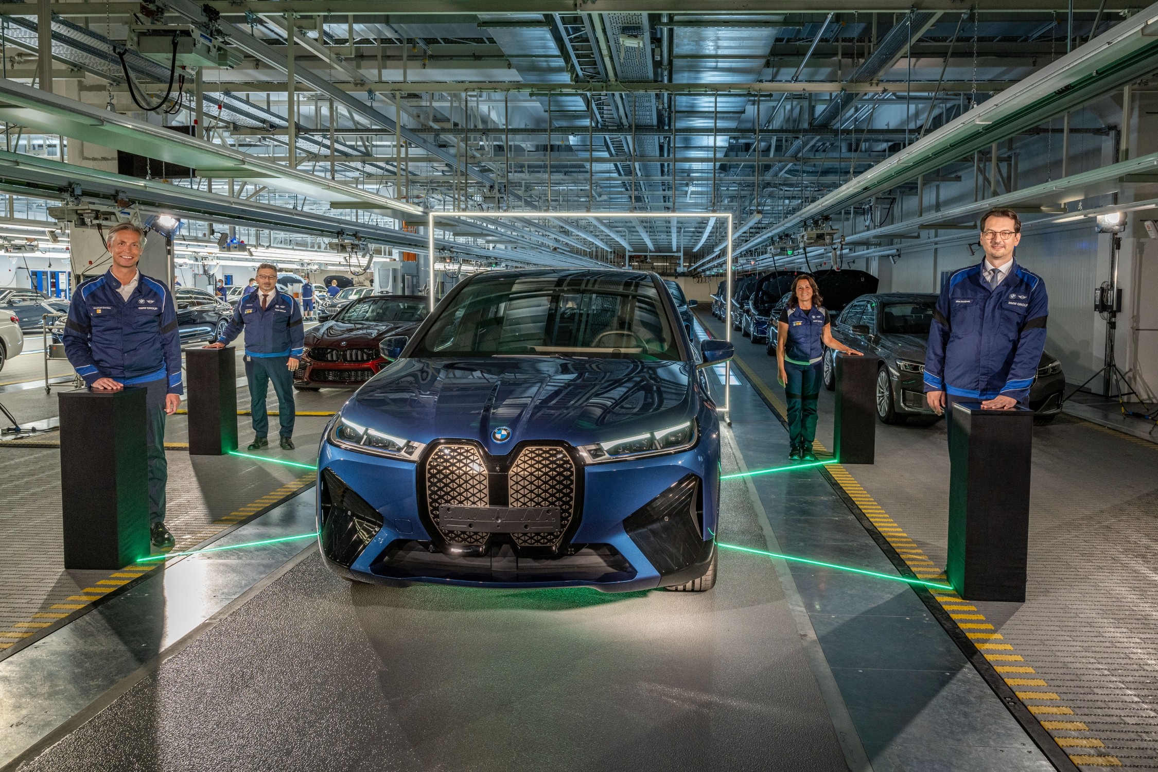 Series production of BMW iX gets underway at Plant Dingolfing