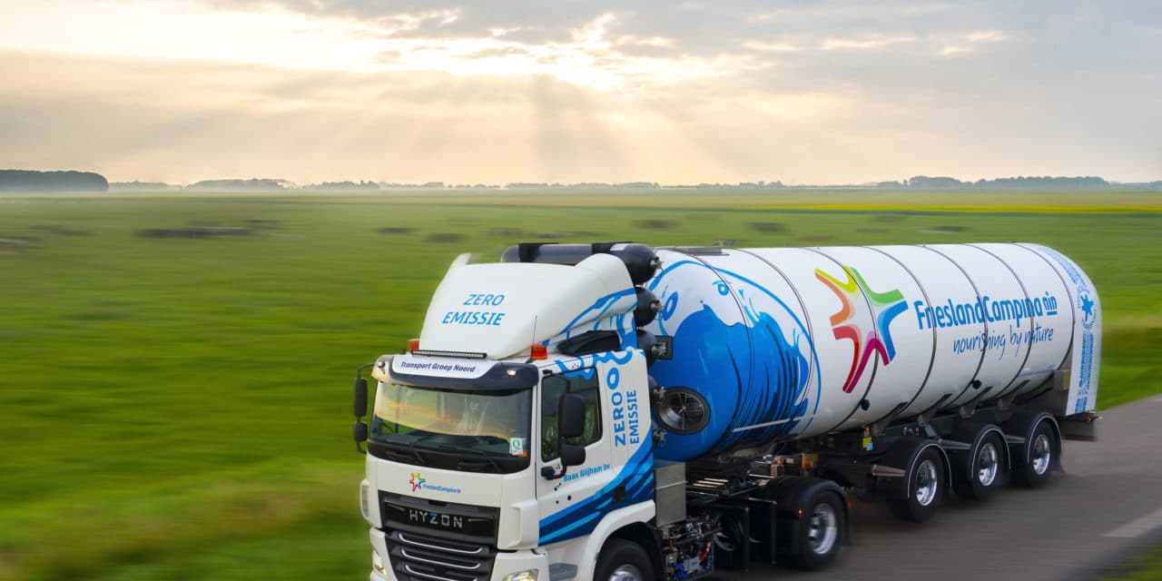 Hyzon Motors delivers hydrogen-powered Milk Truck