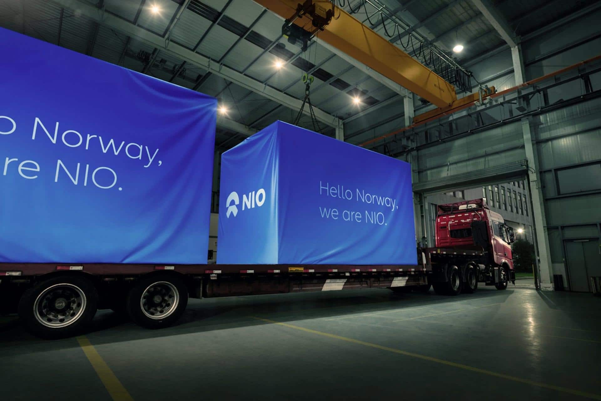NIO Power Swap and Charging Equipment Acquired CE & TÜV Certifications and Departed for Norway