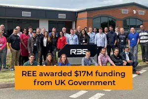 REE AUTOMOTIVE AWARDED $17 USD MILLION FUNDING FROM THE UK GOVERNMENT