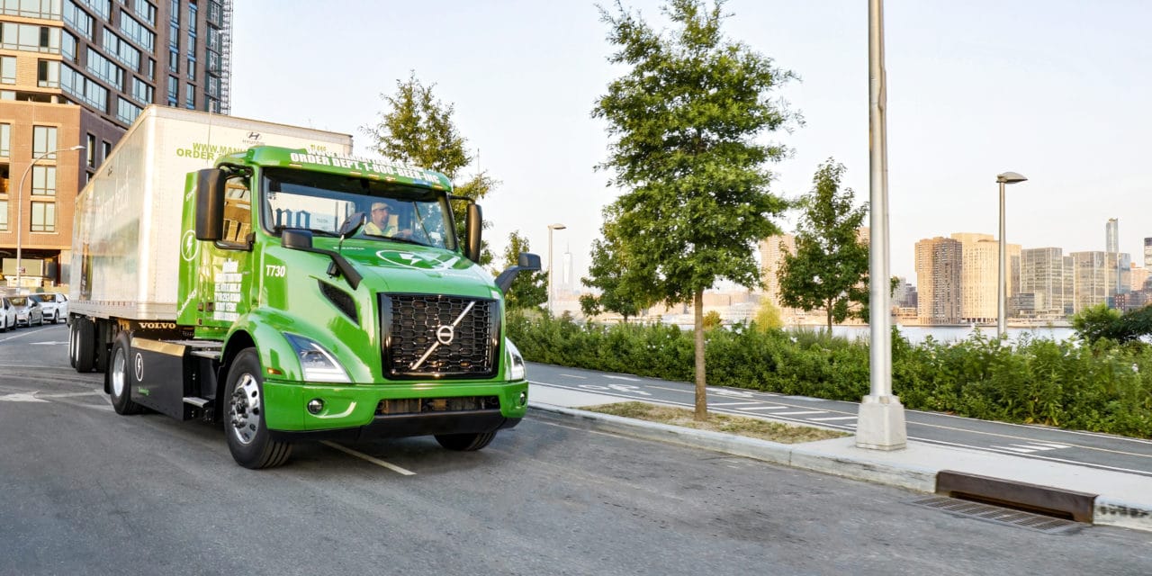 Volvo Trucks Delivers the First of Five VNR Electrics to New York Customer Manhattan Beer Distributors