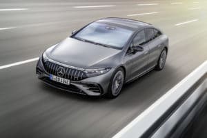 The new Mercedes-AMG EQS 53 4MATIC+ with all-electric drive system
