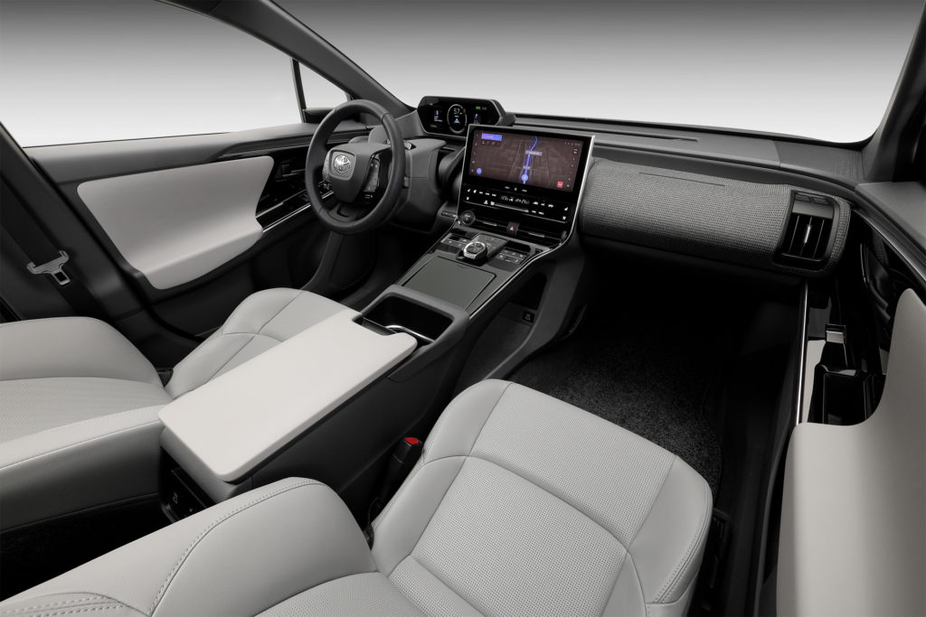 BZ4X Front Seat Interior