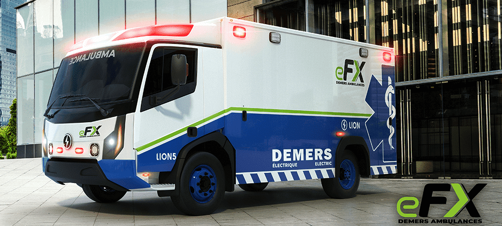Demers Ambulances and Lion Electric Launch All-electric, Purpose-Built Ambulance