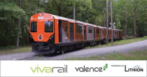 Vivarail, Powered by Lithion Battery's Valence Modules, Introduces the First Battery Train in North America