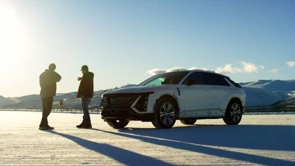 Testing of the all-new 2023 Cadillac LYRIQ at Southern Hemisphere Proving Grounds in Wanaka