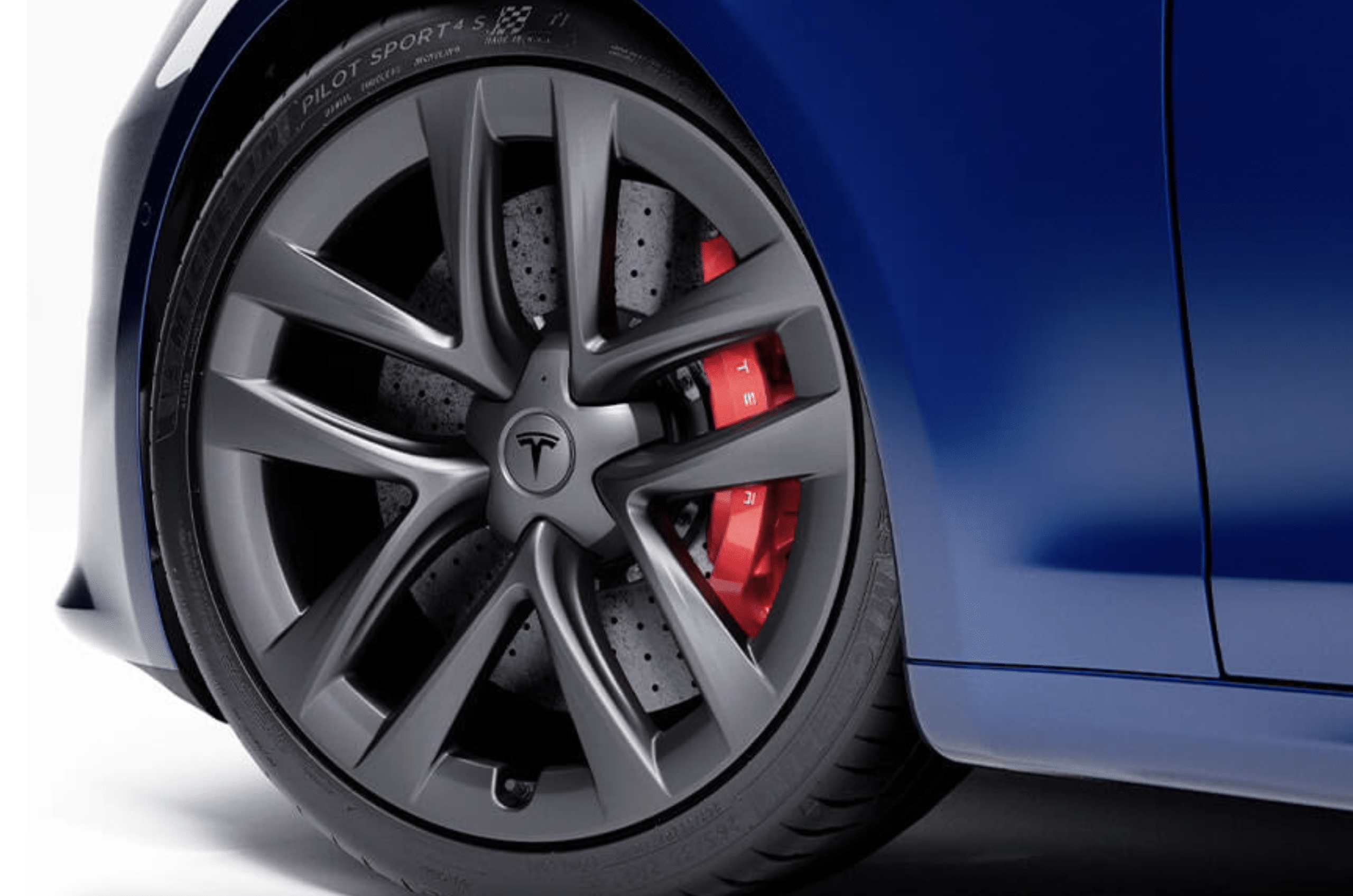 Tesla Model S Plaid Carbon Ceramic Brake Kit Announced