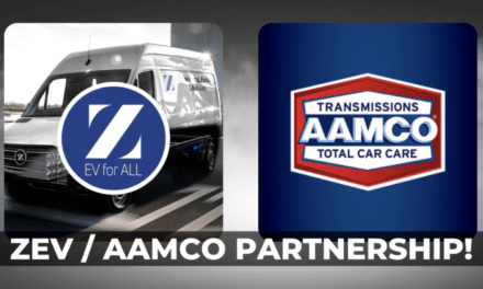 ZEV Partners with AAMCO Transmissions and Total Car Care to Electrify Vehicles