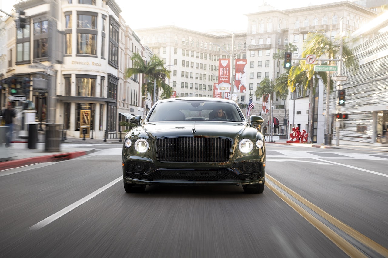 BENTLEY FLYING SPUR ELECTRIFIES IN BEVERLY HILLS