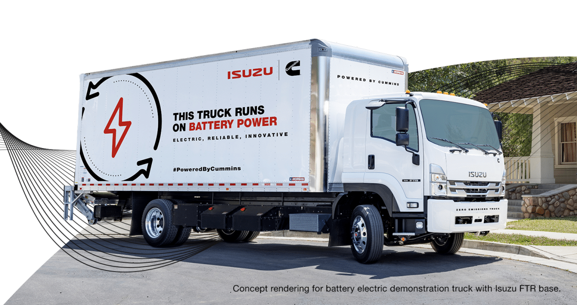 suzu and Cummins Announce Battery Electric Truck Collaboration