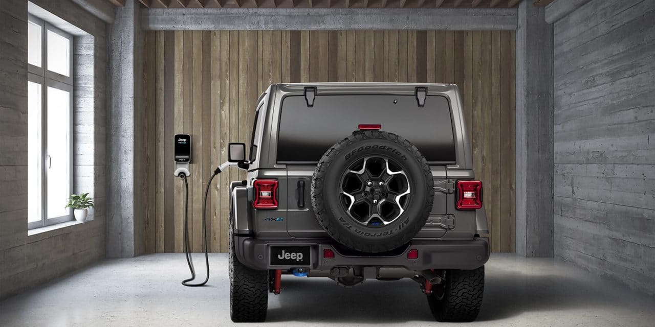 Mopar Introduces New At-home Plug-in Wall Chargers for Jeep® 4xe Models and Chrysler Pacifica