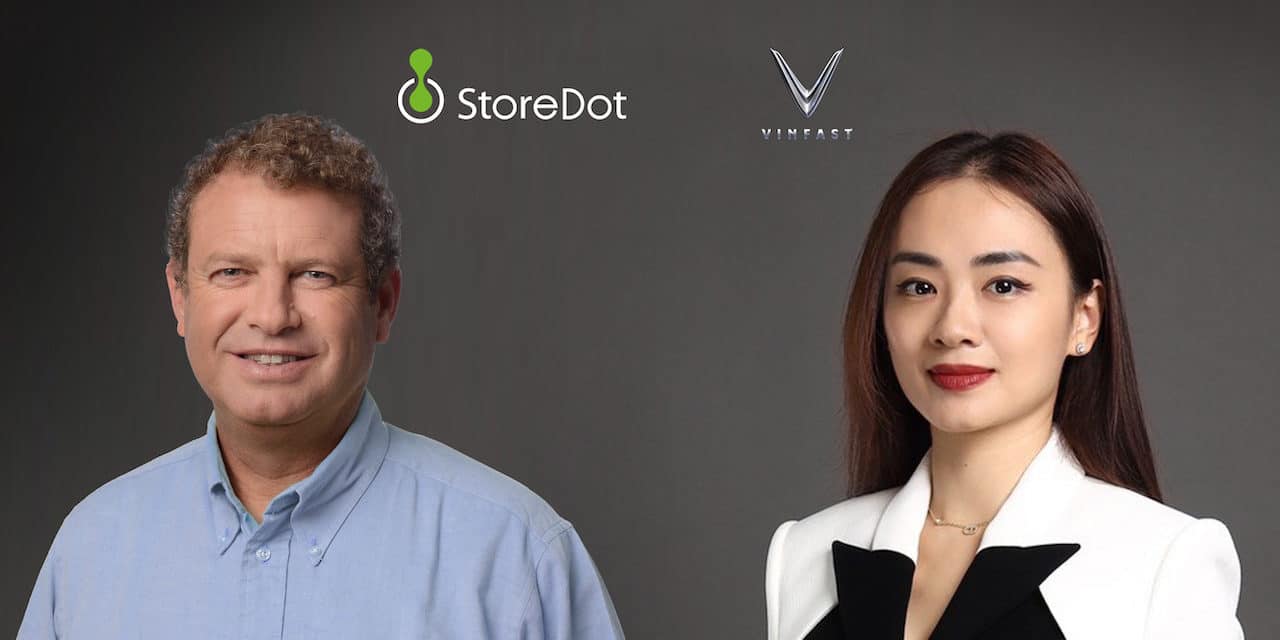 StoreDot Announces Latest Funding Round Led By VinFast, Plans To Manufacture Extreme Fast Charge Battery Cells At Scale By 2024