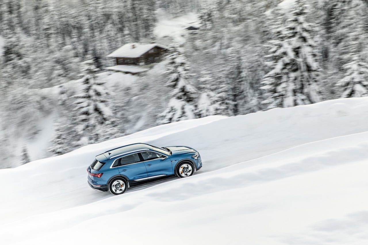 Handling the Norwegian winter with Audi e-tron