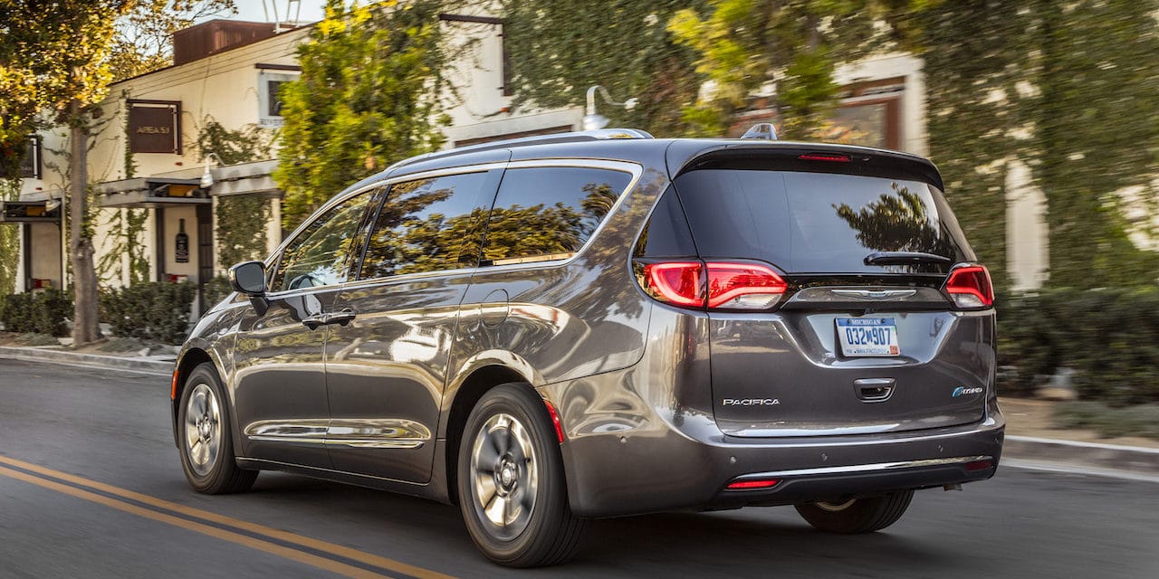 Chrysler Issues Park Outside, Do Not Charge Order for Select Pacifica Minivans