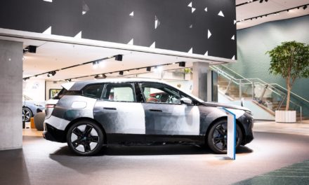 The BMW iX Flow Featuring E Ink at BMW Welt