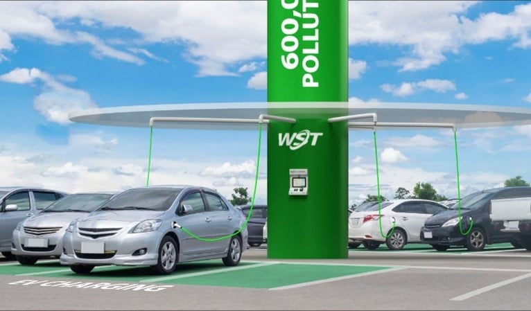 The Wind & Solar Tower: No Grid Connection Needed for Fast DC Charging of EVs