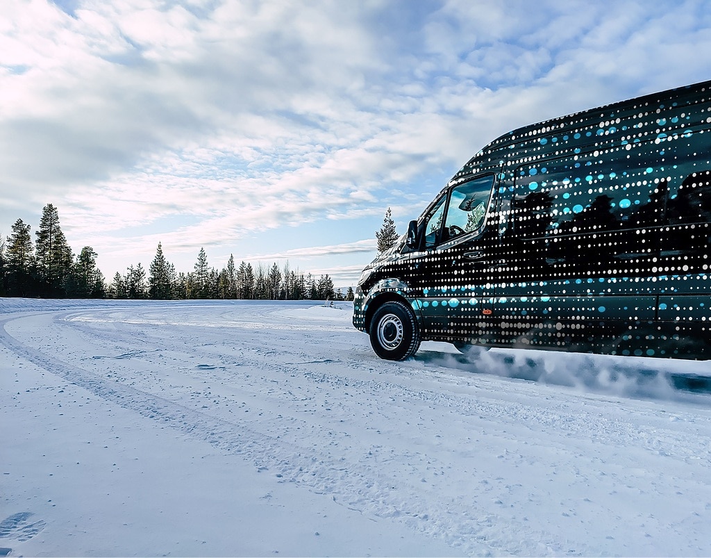 Passed the cold test: winter endurance tests for the next generation eSprinter