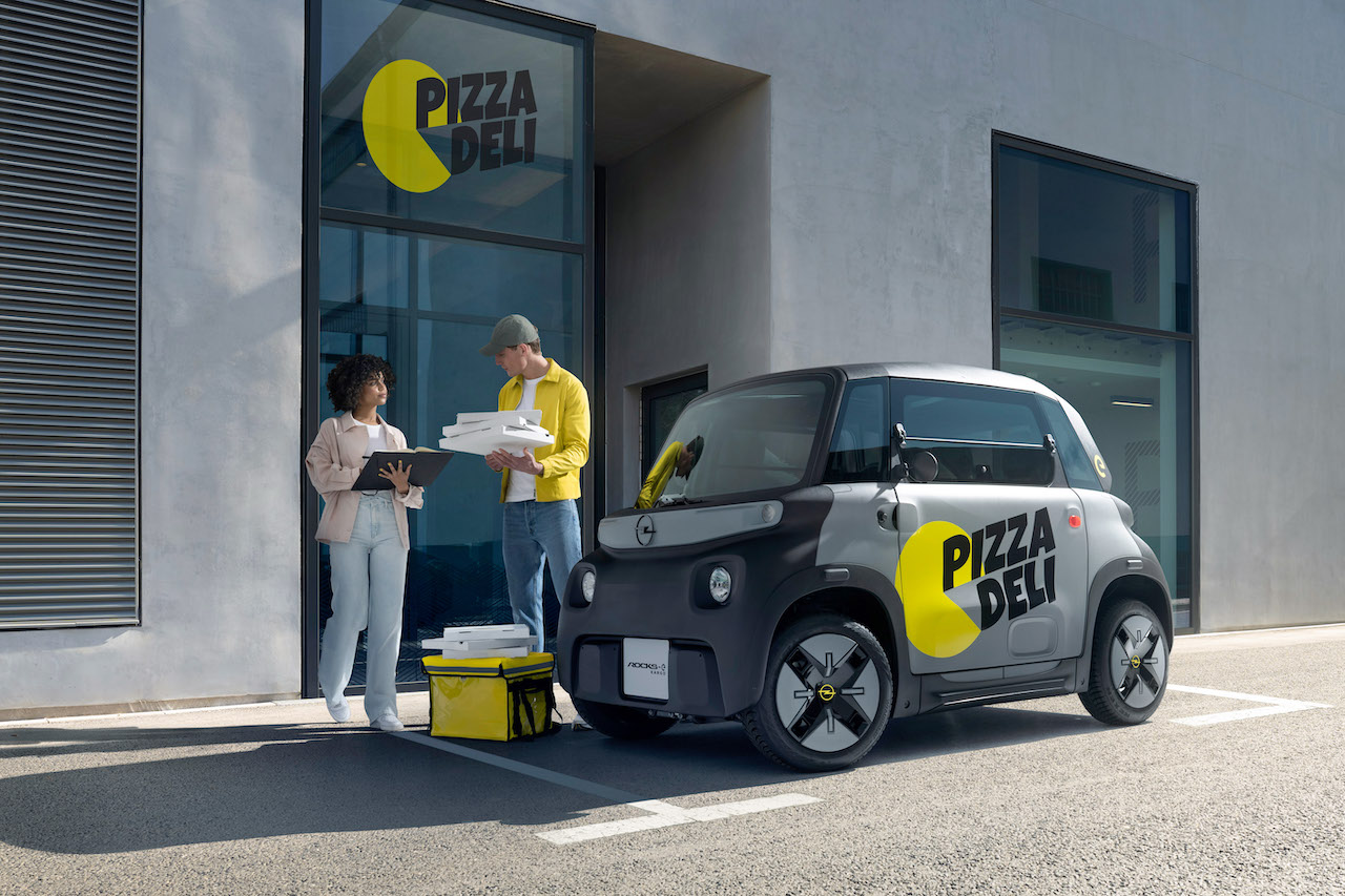 New Opel Rocks-e KARGO: The Electric Micro Delivery Vehicle