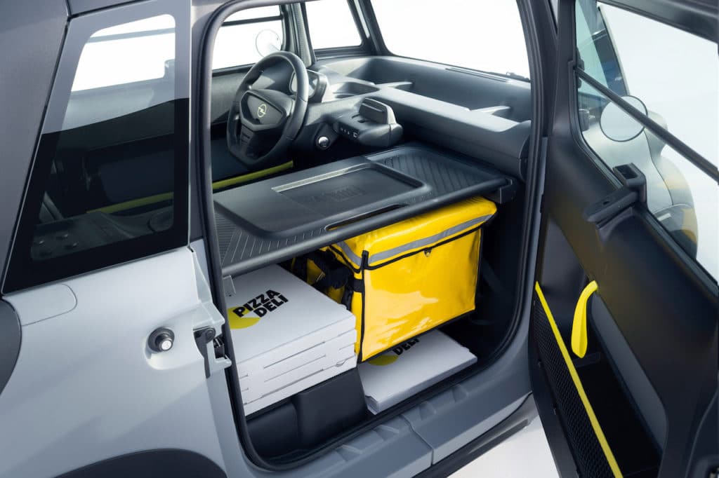 New Opel Rocks-e KARGO: The Electric Micro Delivery Vehicle
