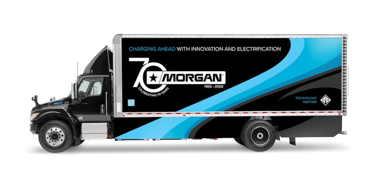 Morgan Truck Body Unveils Electrified Truck 