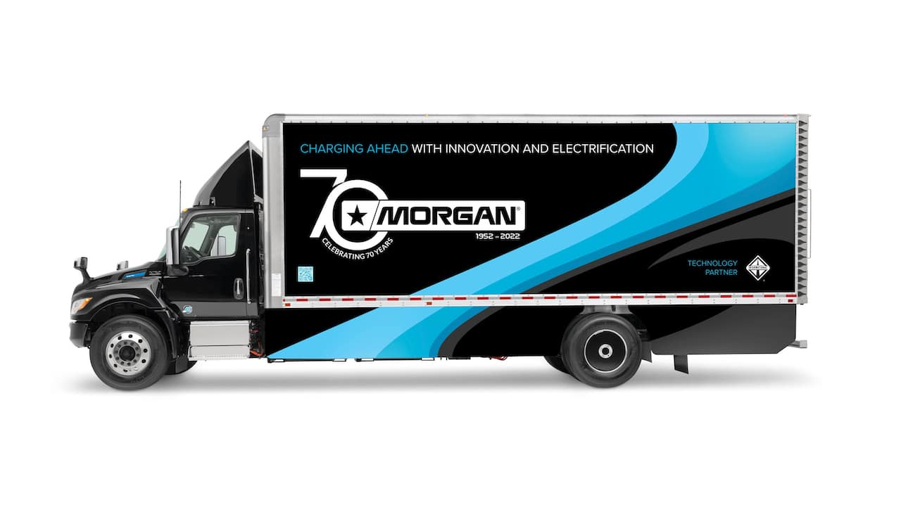 Morgan Truck Body Unveils Electrified Truck Dry Freight Body of the Future During Work Truck Week 2022