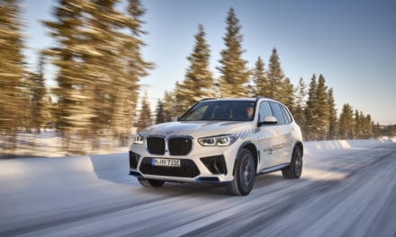 The BMW iX5 Hydrogen in final winter testing close to the Arctic Circle