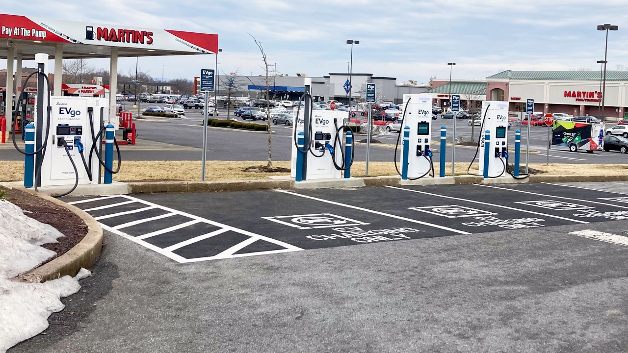 EVgo Adds 4 New Public EV Fast Chargers to Maryland’s Valley Park Commons