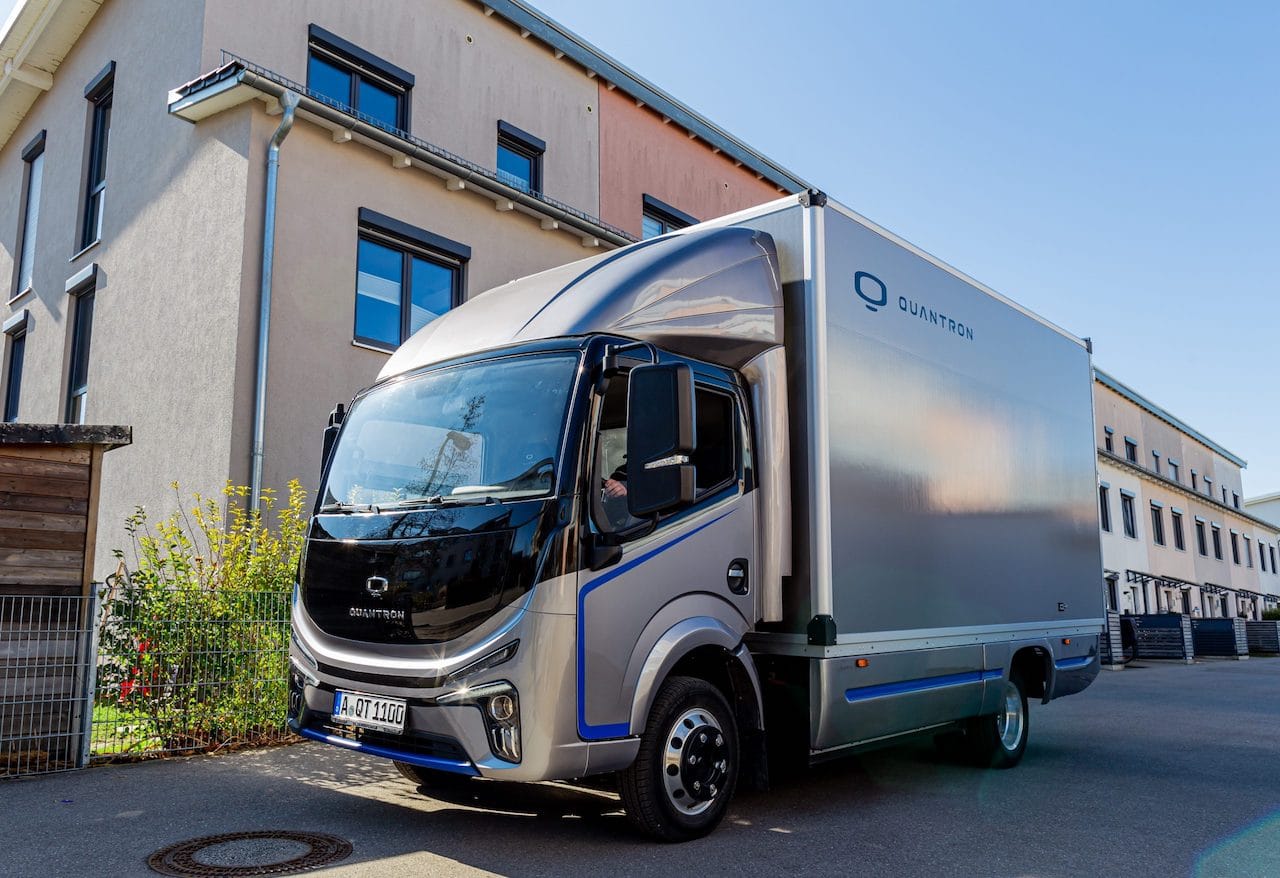 QUANTRON presents the QUANTRON QARGO 4 EV Light Truck for the first time and introduces its extended portfolio