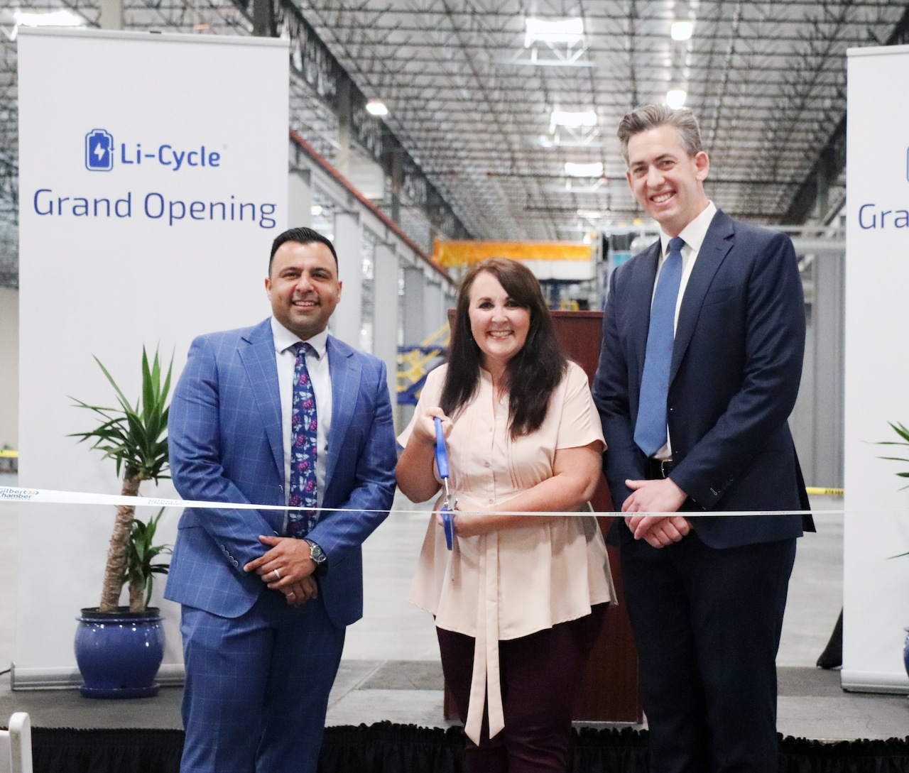 Li-Cycle Opens Lithium-Ion Battery Recycling Facility in Arizona