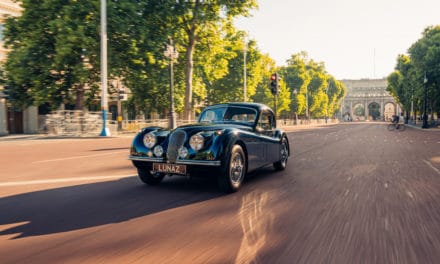 Lunaz unveils world’s first electric classic Jaguar made with ocean clean-up textiles