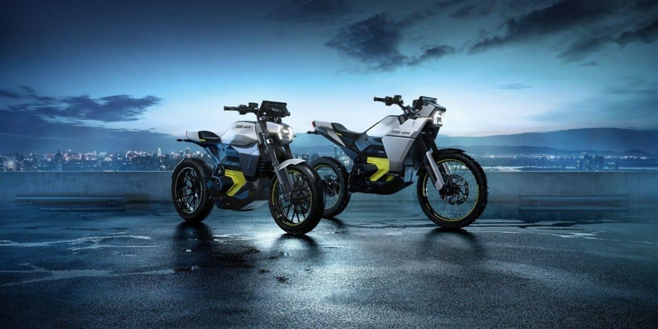 BRP Unveils Electric Can-Am Motorcycles