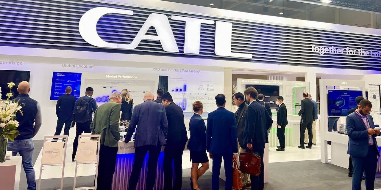 CATL inks multiple deals with OEMs at IAA Transportation
