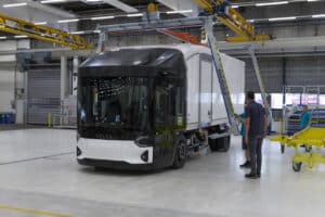 First full-electric Volta Zero drives off the production line in Steyr, Austria