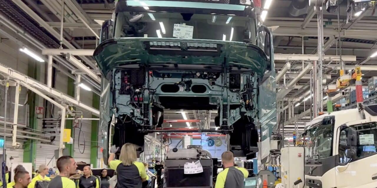 Volvo Trucks Begins Heavy Electric Truck Production