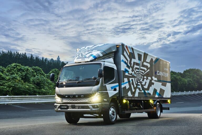 Mitsubishi Fuso Unveils Next Generation of All-Electric eCanter