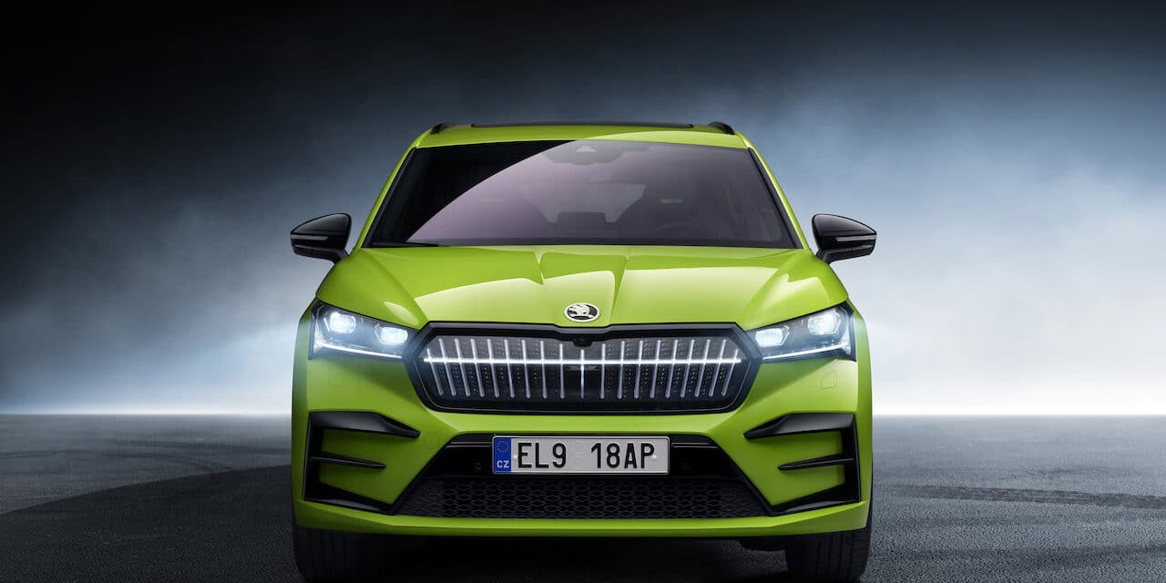 SKODA ENYAQ RS iV is New Sporty Addition to Its Line Up