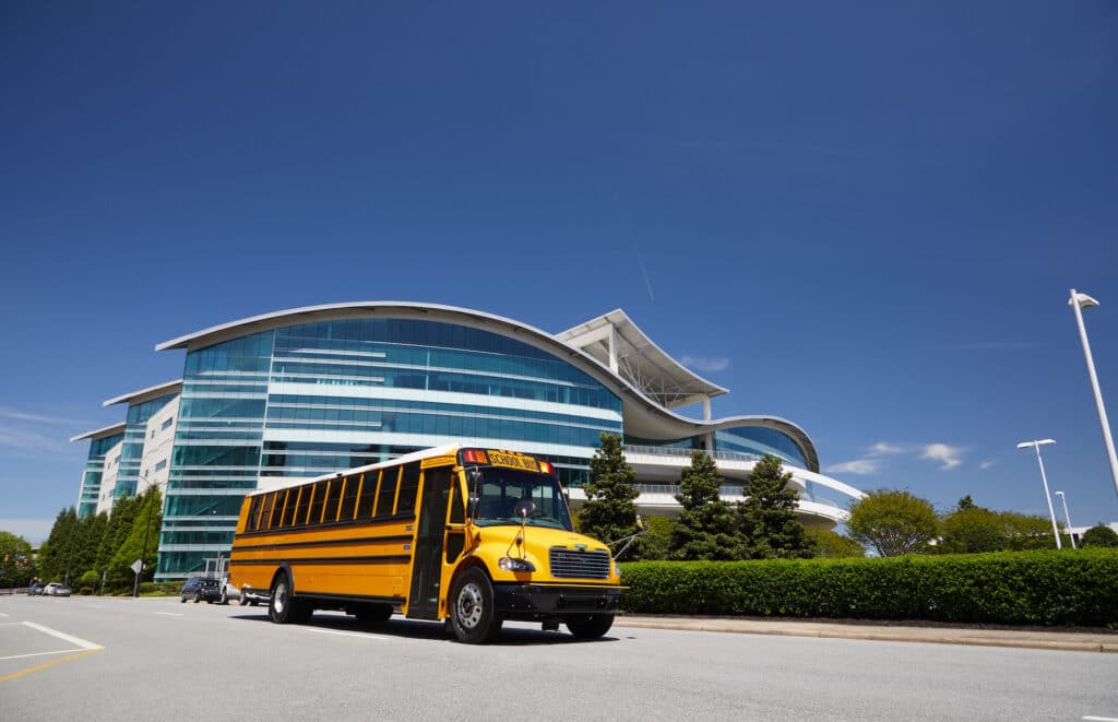 Thomas Built Buses Celebrates 200th Proterra Powered Electric School Bus Delivery