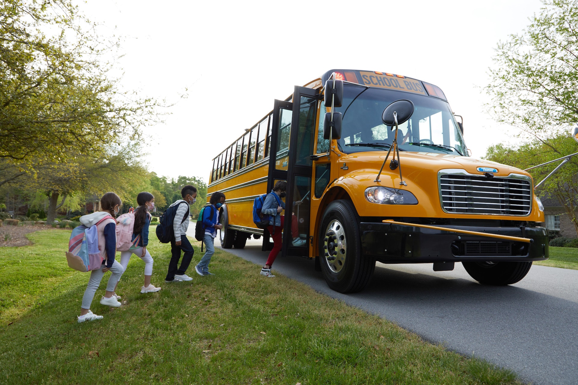Thomas Built Buses Celebrates 200th Proterra Powered Electric School Bus Delivery