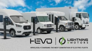 Lightning eMotors Announces Collaboration with HEVO Inc. to Wirelessly Charge Electric Vehicle Fleets